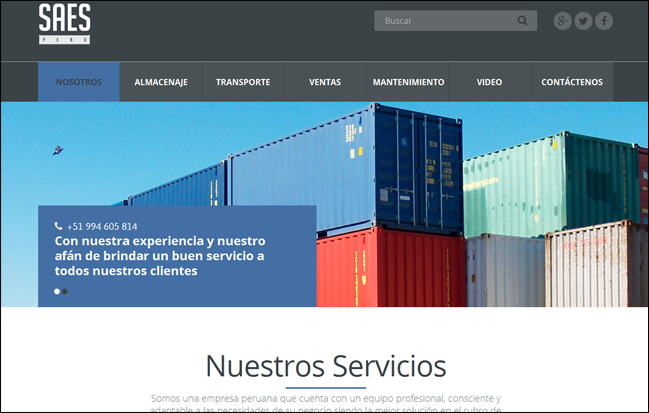 Venta y Alquiler de Contenedores SAES