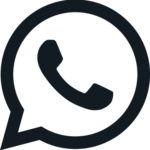 Isotipo WhatsApp PNG Negro