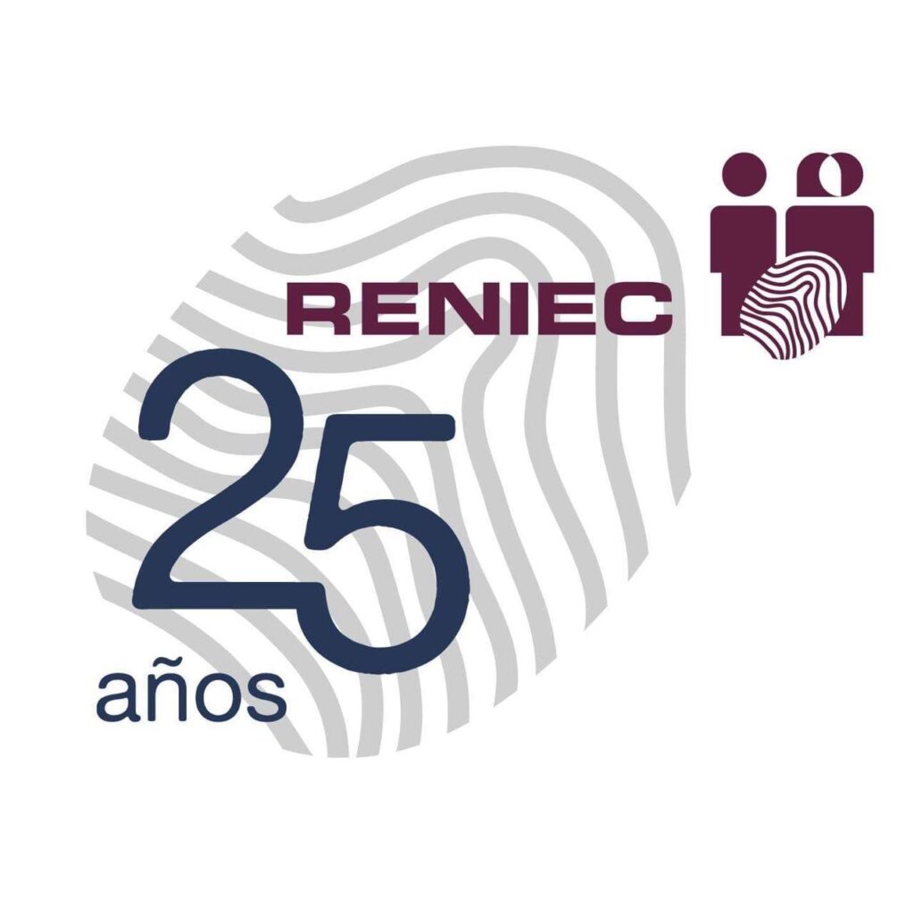 Logo Reniec 25 años