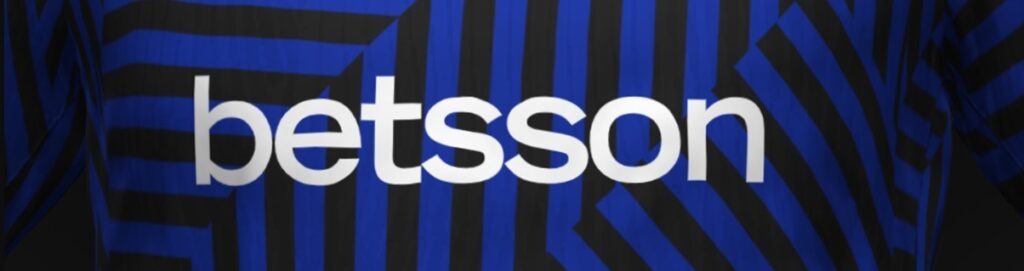 Logo de Betsson con los colores del Inter de Milán